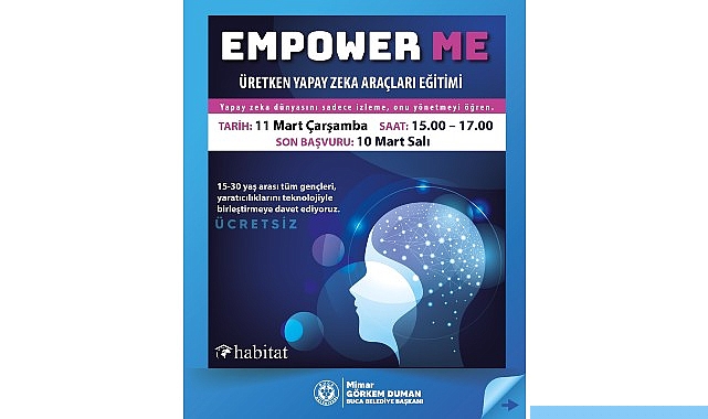 Buca’da gençler için ücretsiz yapay zekâ eğitimi başlıyor