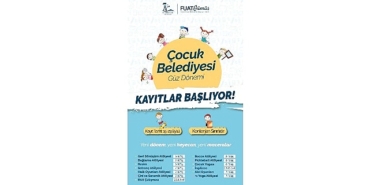 Çocuk Belediyesi’nde güz dönemi kayıtları başladı