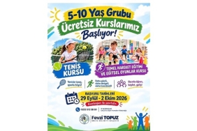 Milas Belediyesi Tenis, Temel Hareket Eğitimi ve Eğitsel Oyunlar Kursları İçin Kayıtları Başlatıyor